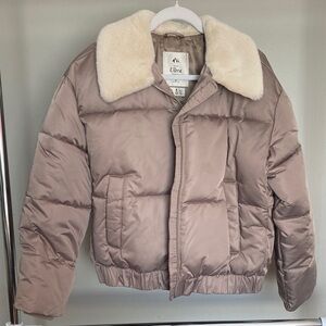 Abercrombie & Fitch Ultra Collection  Tan Puffer Jacket